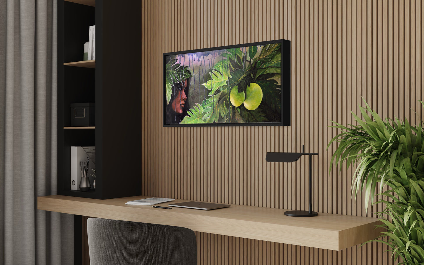 "Kū's Gift" Canvas Print 15" x 30"