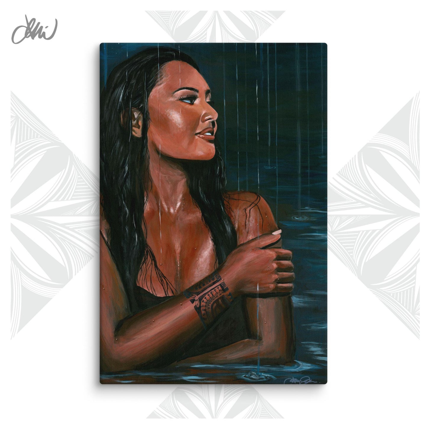 "Rain" Canvas