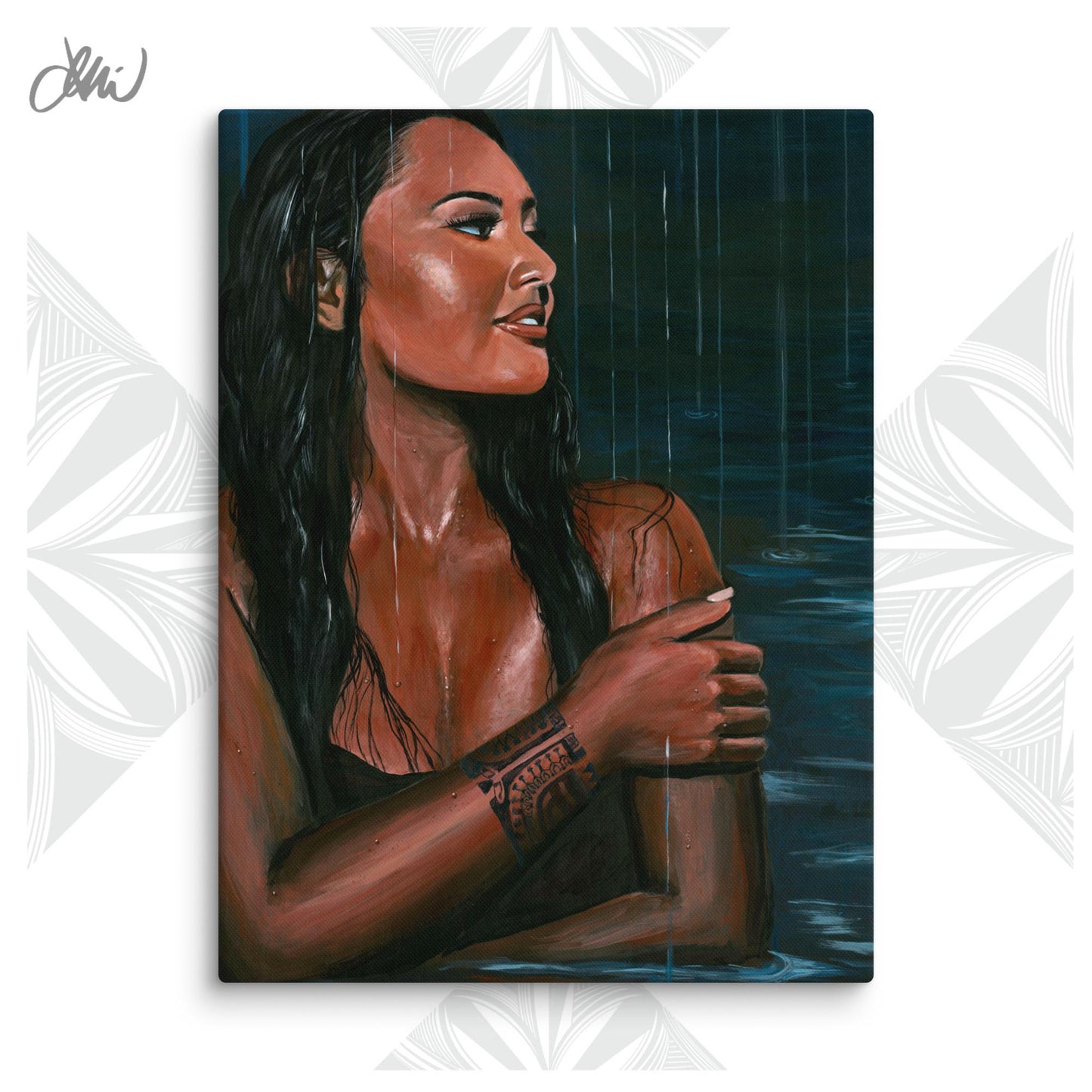 "Rain" Canvas