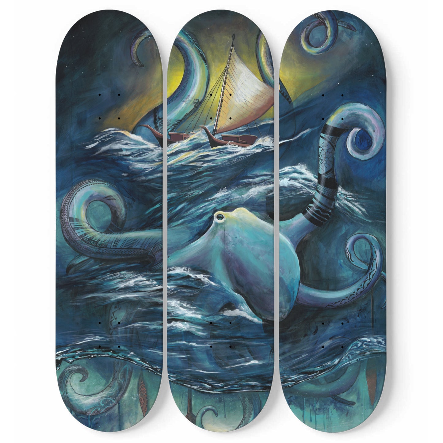 Kanaloa Skateboard Artwork