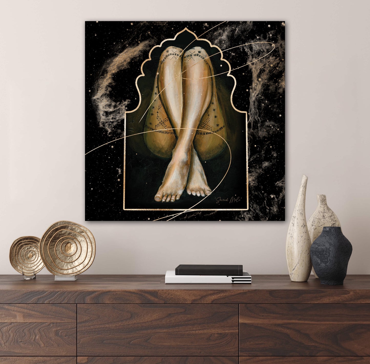 Sacred Malu - Va Tapuia Series Canvas