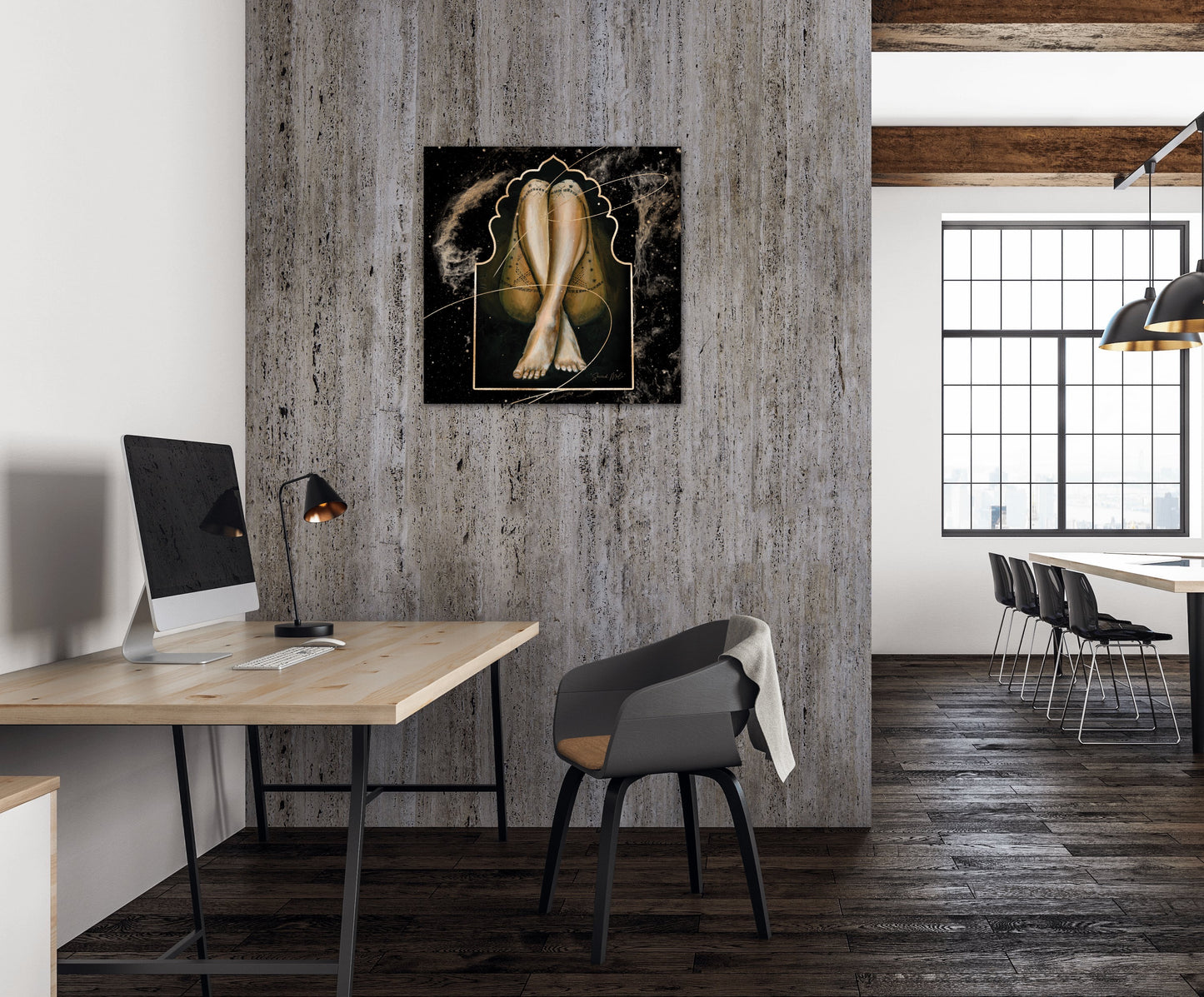 Sacred Malu - Va Tapuia Series Canvas