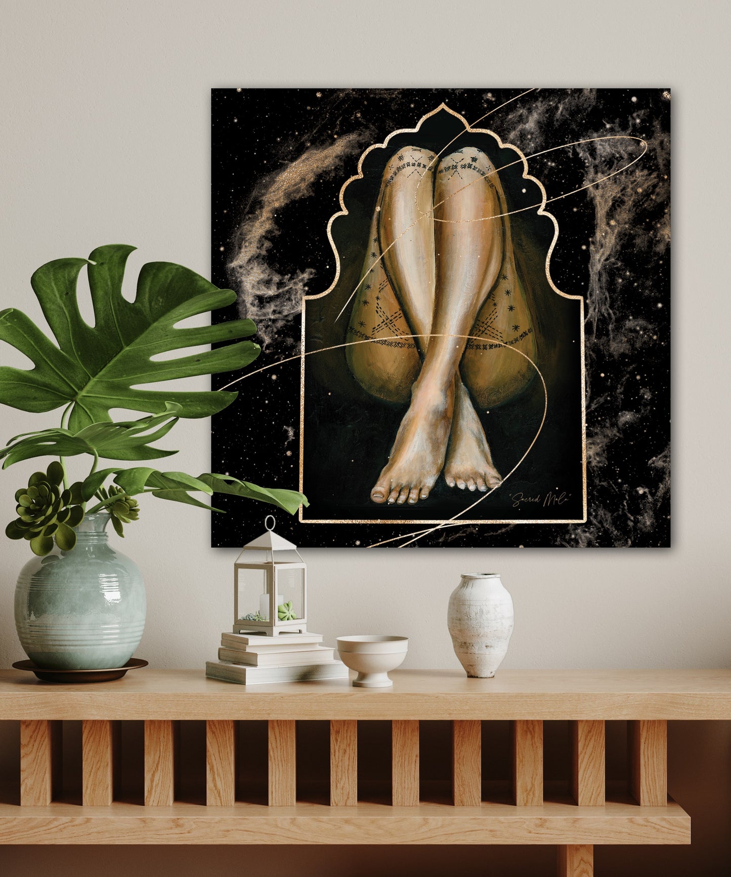 Sacred Malu - Va Tapuia Series Canvas