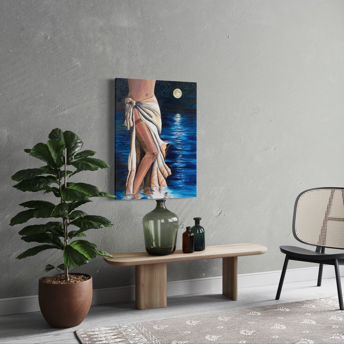 Malu Dreams Giclee Canvas Print