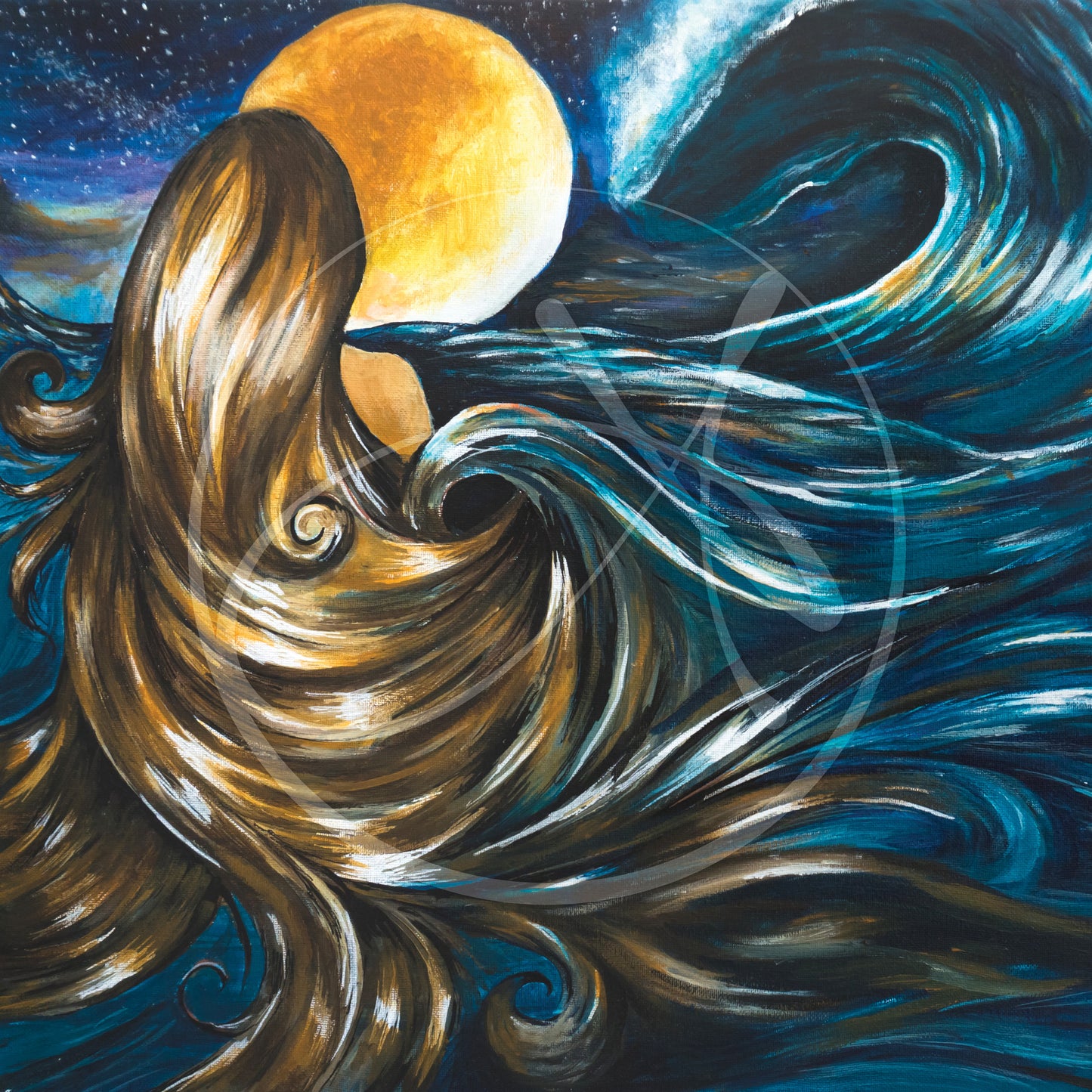 "Moon & Sea"