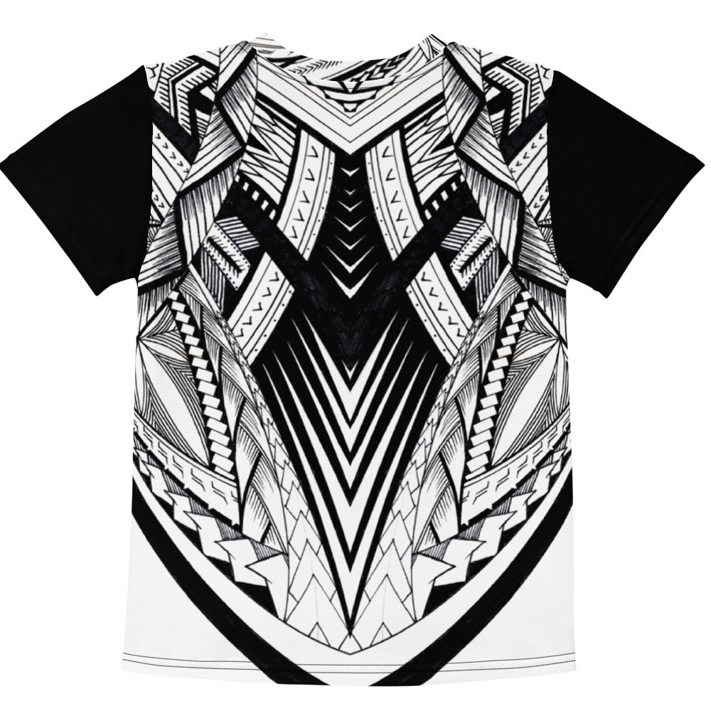 Samoan Tatau Fonuea Kids crew neck t-shirt