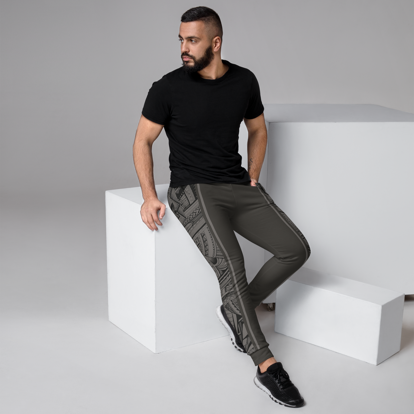 Samoan Charcoal Tatau Men's Joggers
