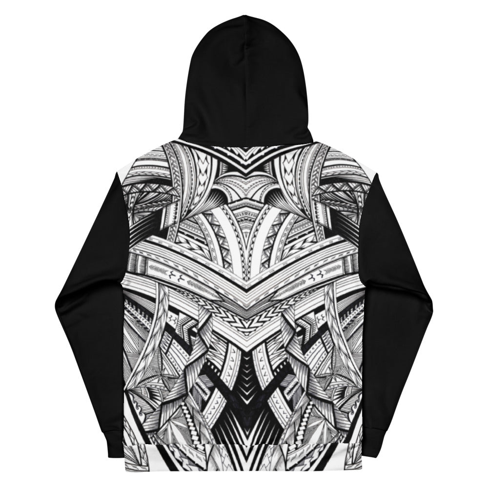 Black Fonuea Samoan Tattoo Hoodie