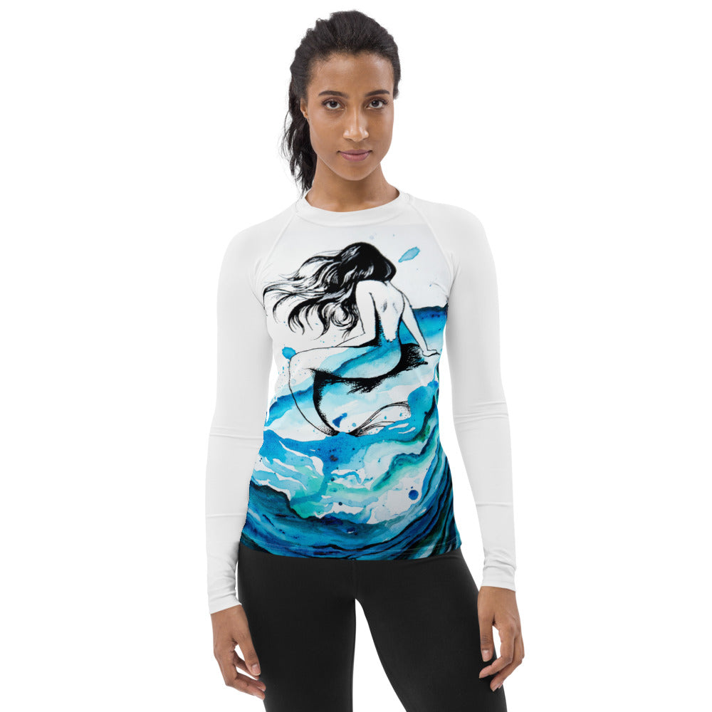 Mermaid Dreams Women's Rash Guard