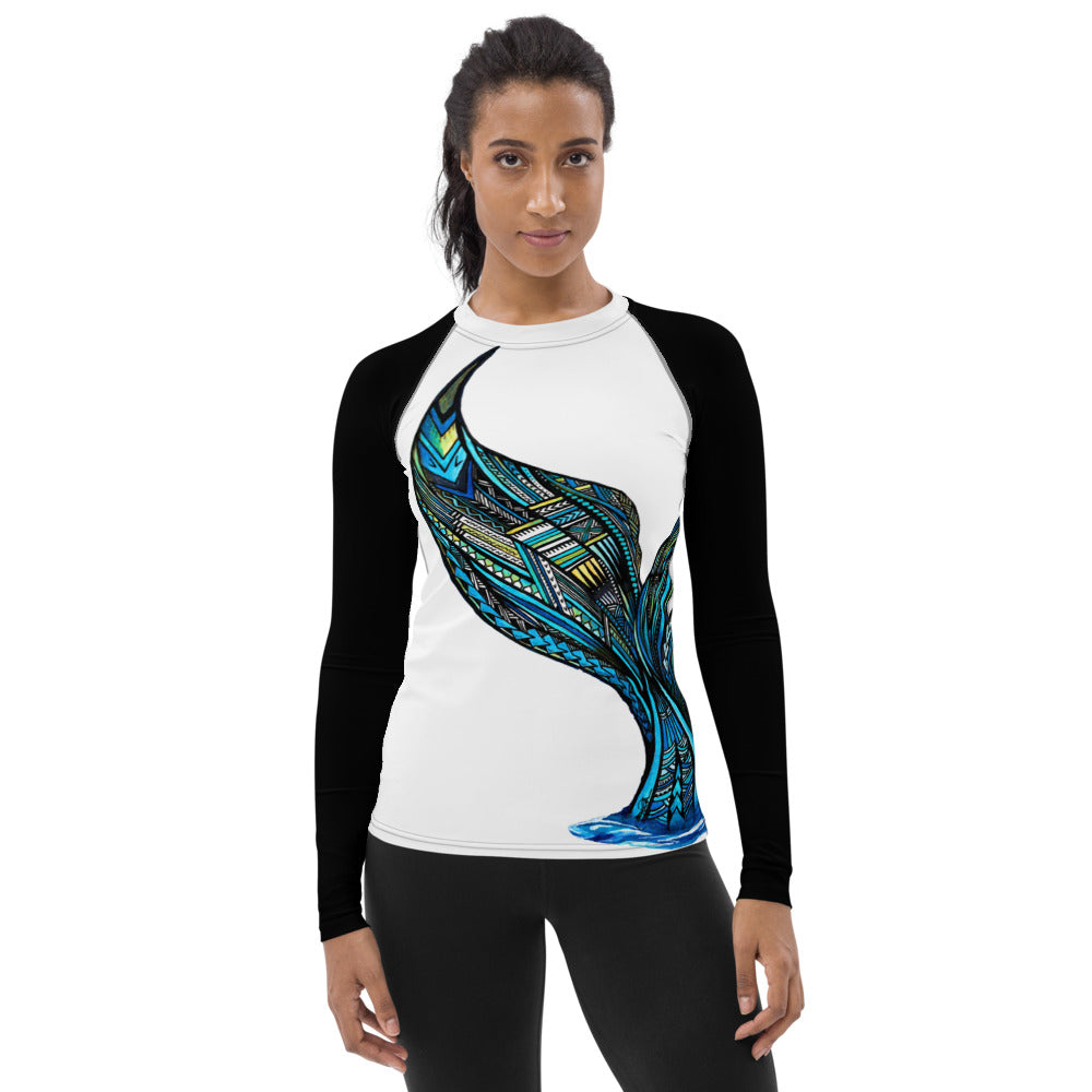Mermaid Tail Women's Rash Guard