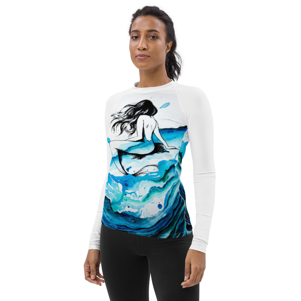 Mermaid Dreams Women's Rash Guard