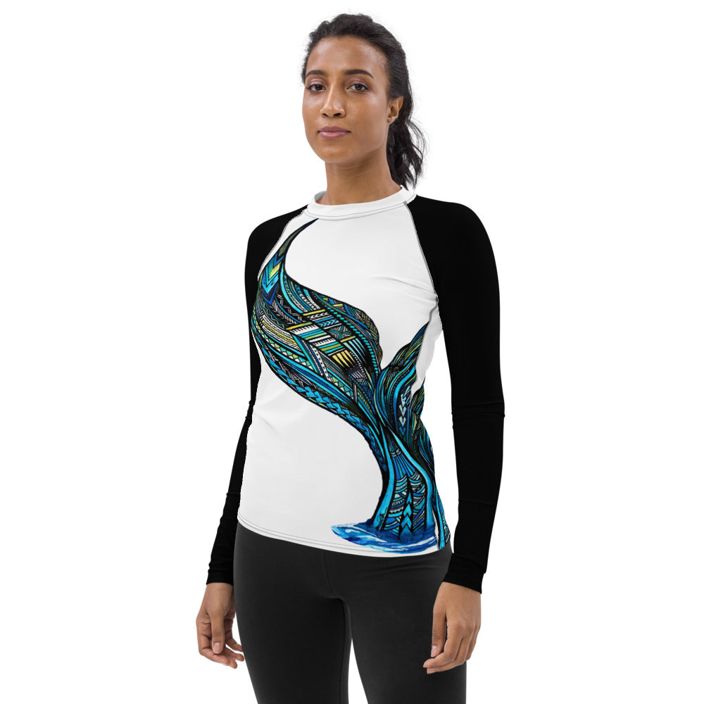 Mermaid Tail Women's Rash Guard