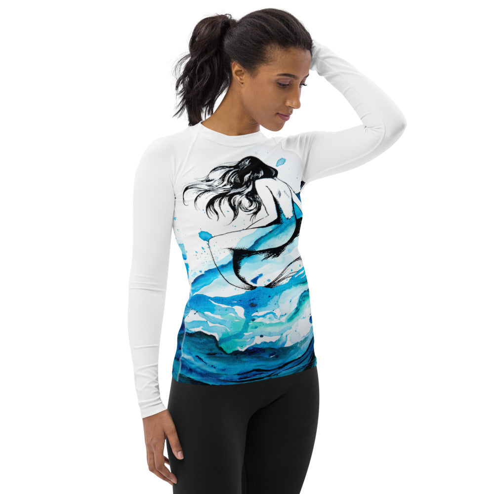 Mermaid Dreams Women's Rash Guard