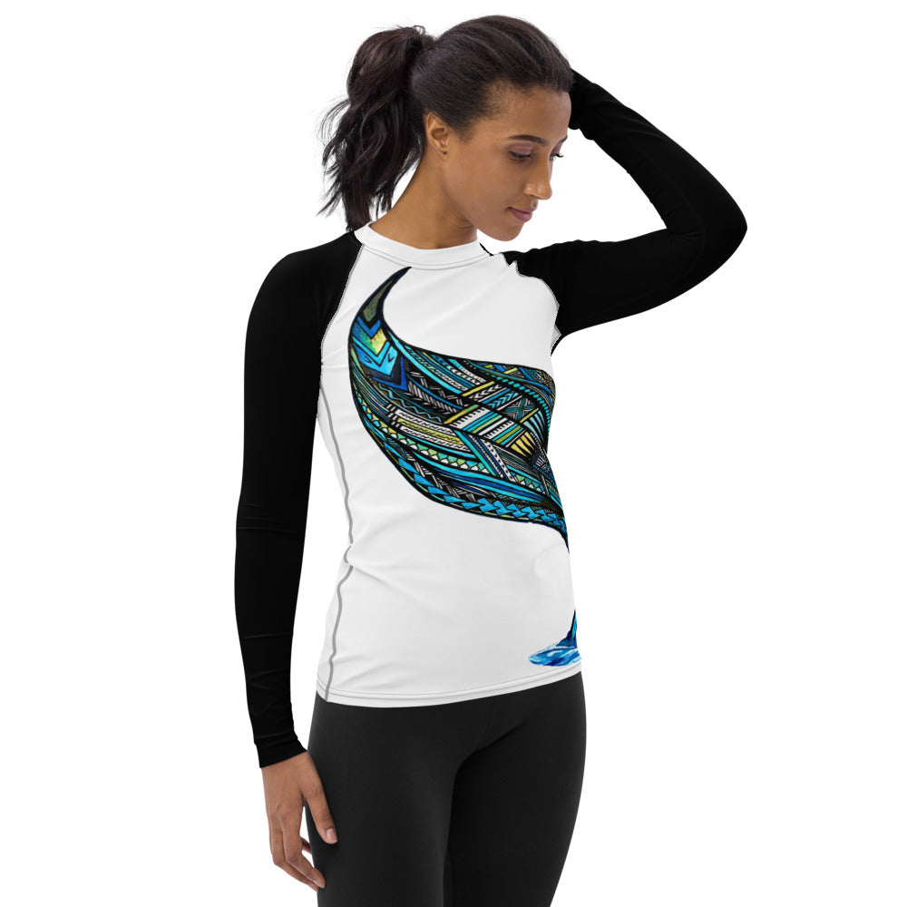 Mermaid Tail Women's Rash Guard