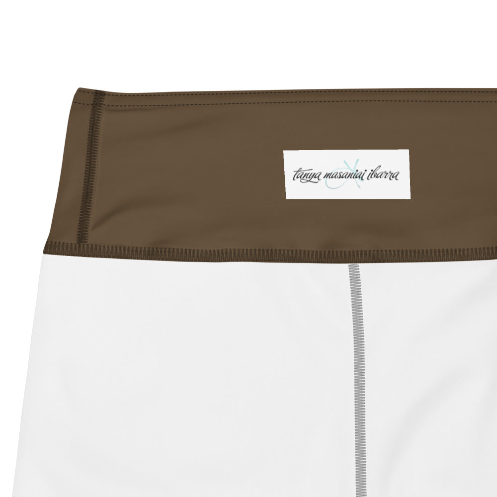 Samoan Koko Tatau Yoga Leggings