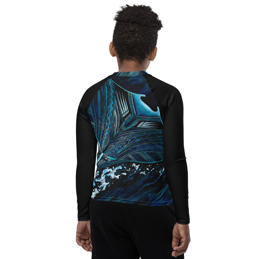 Manta Ray Youth Rash Guard