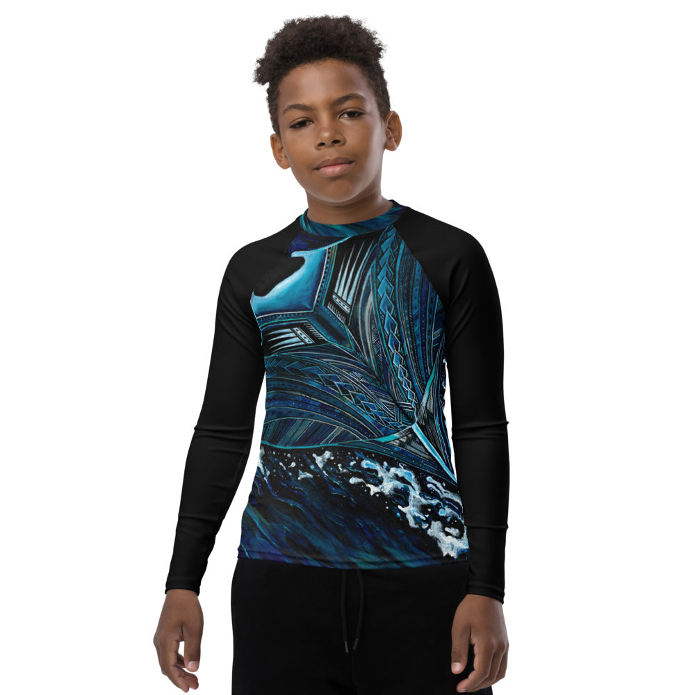 Manta Ray Youth Rash Guard