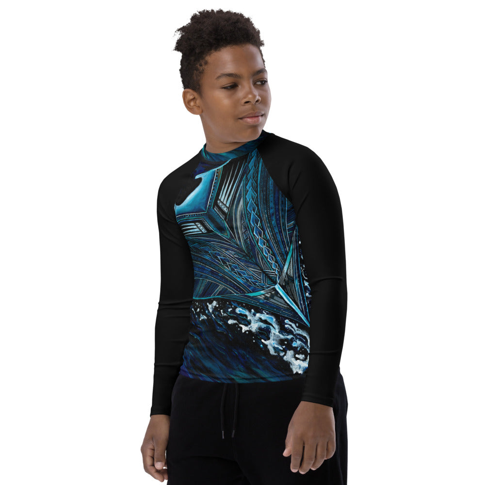 Manta Ray Youth Rash Guard