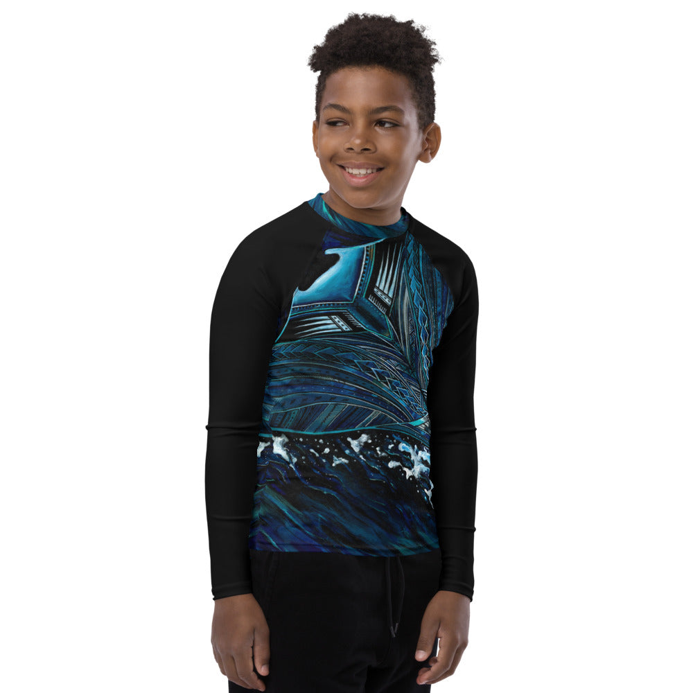 Manta Ray Youth Rash Guard