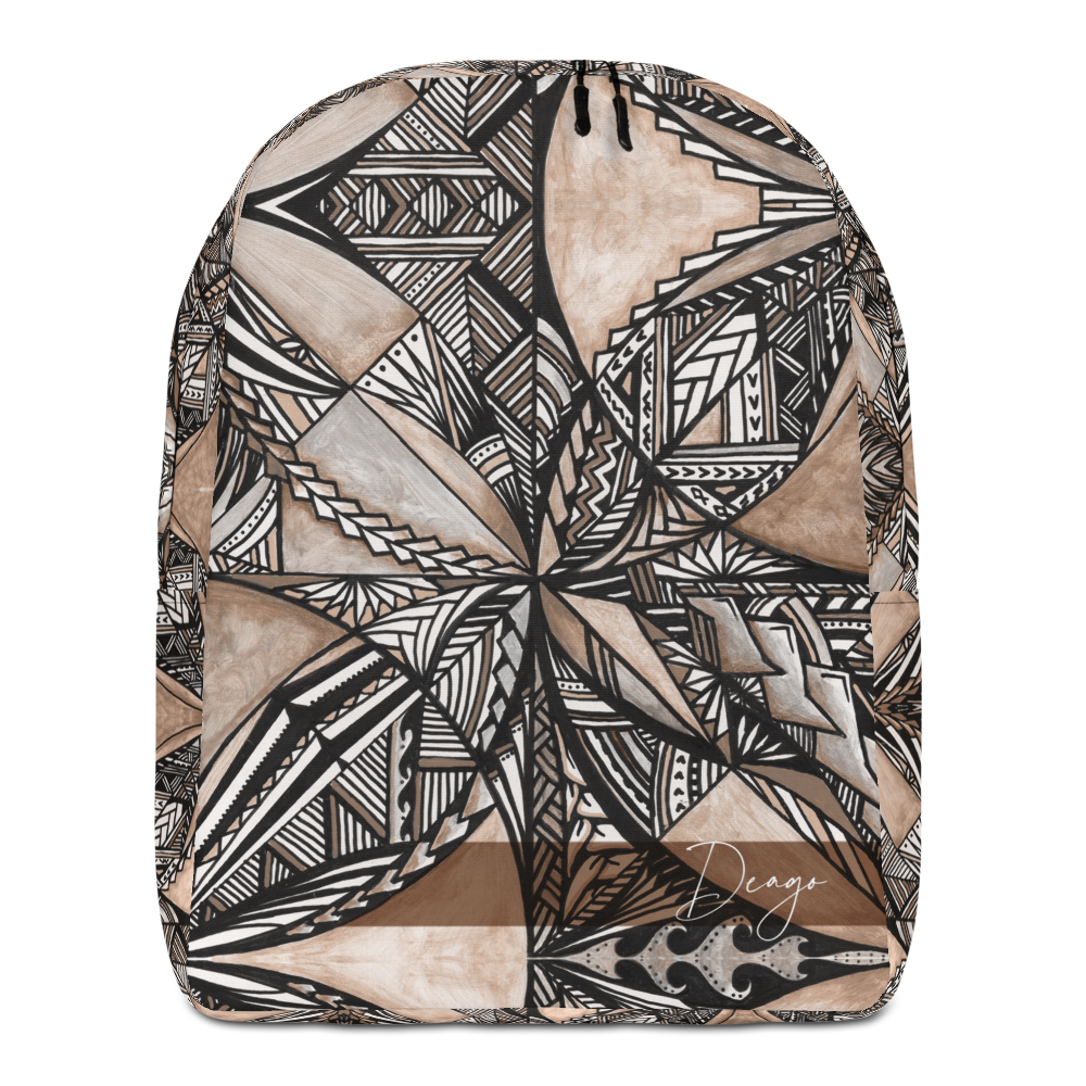 CUSTOM Tapa Design Minimalist Backpack