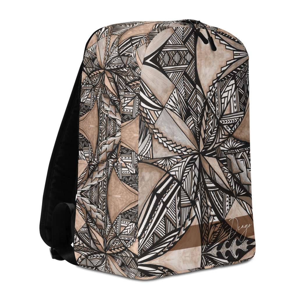CUSTOM Tapa Design Minimalist Backpack
