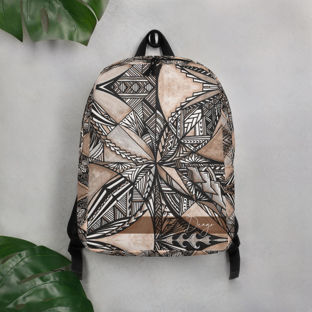 CUSTOM Tapa Design Minimalist Backpack