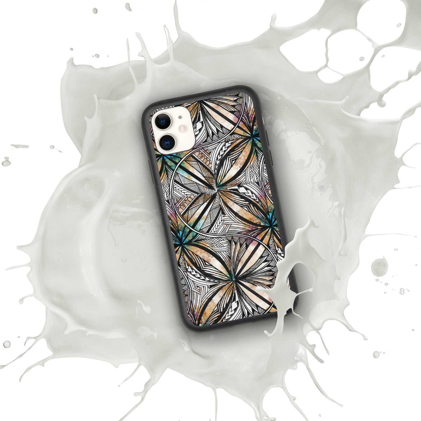 Golden Tapa Speckled iPhone case