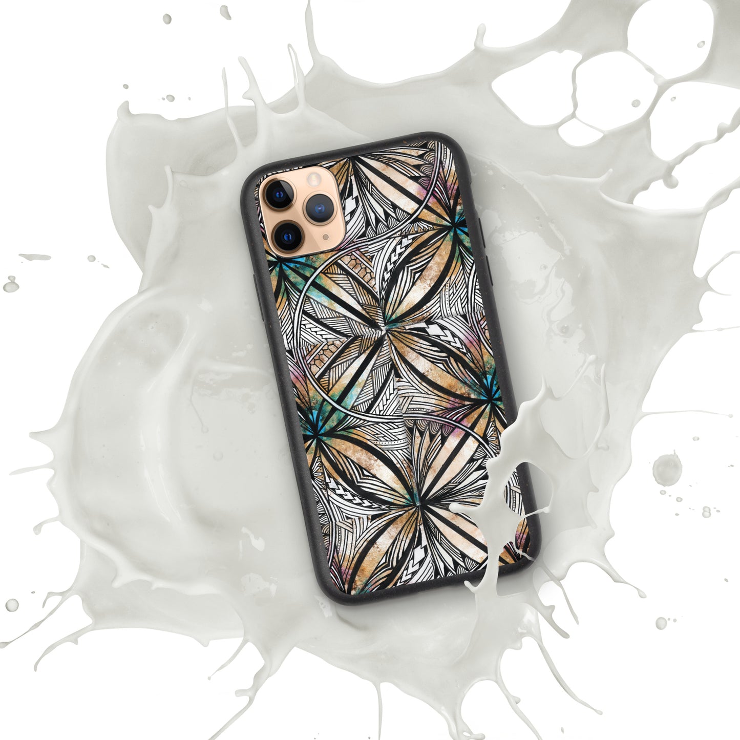 Golden Tapa Speckled iPhone case