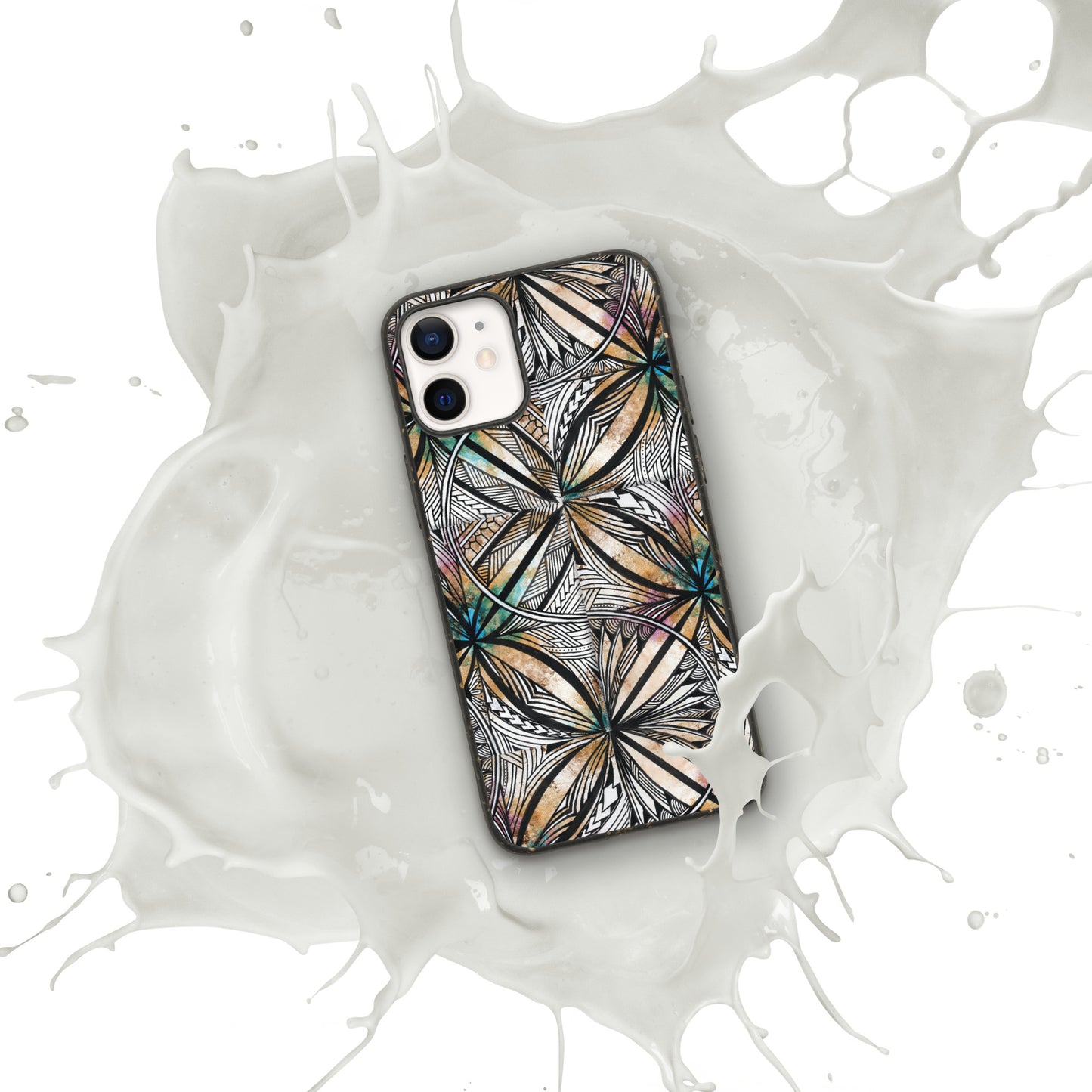 Golden Tapa Speckled iPhone case
