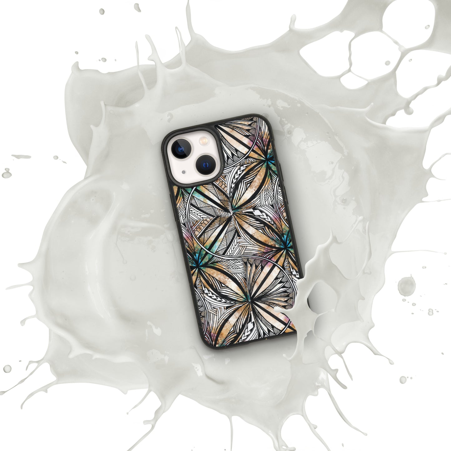 Golden Tapa Speckled iPhone case