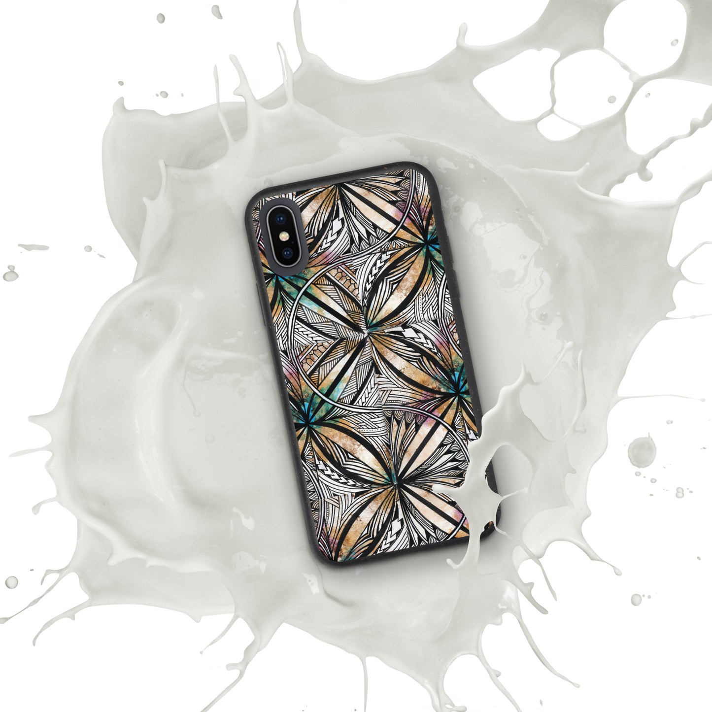 Golden Tapa Speckled iPhone case