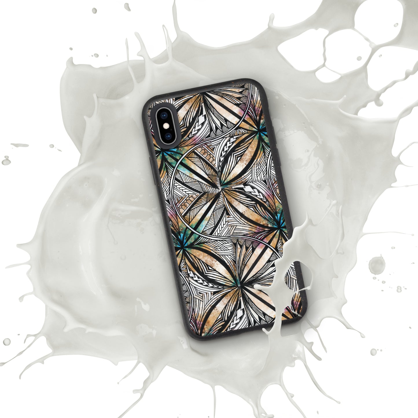 Golden Tapa Speckled iPhone case