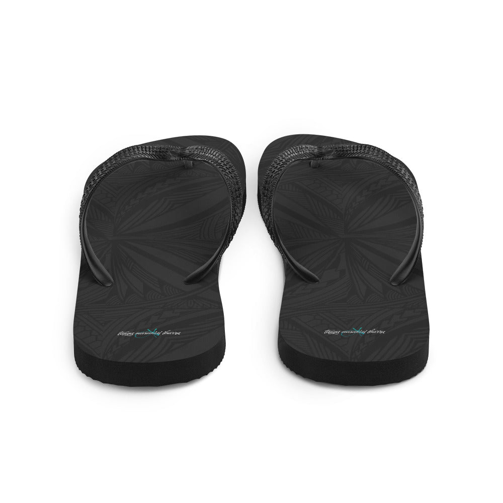 Va Tapuia Black Slippers (Flip-flops)