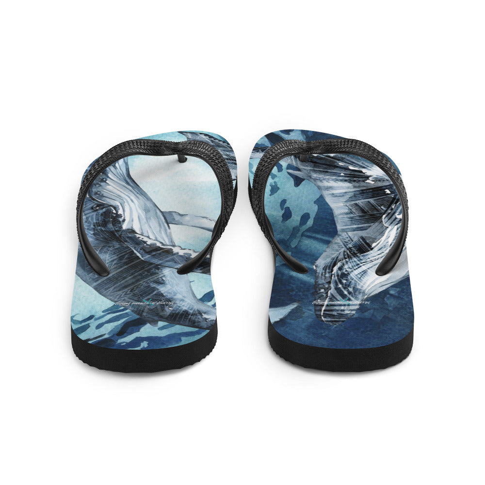 Whale Song Flip-Flops