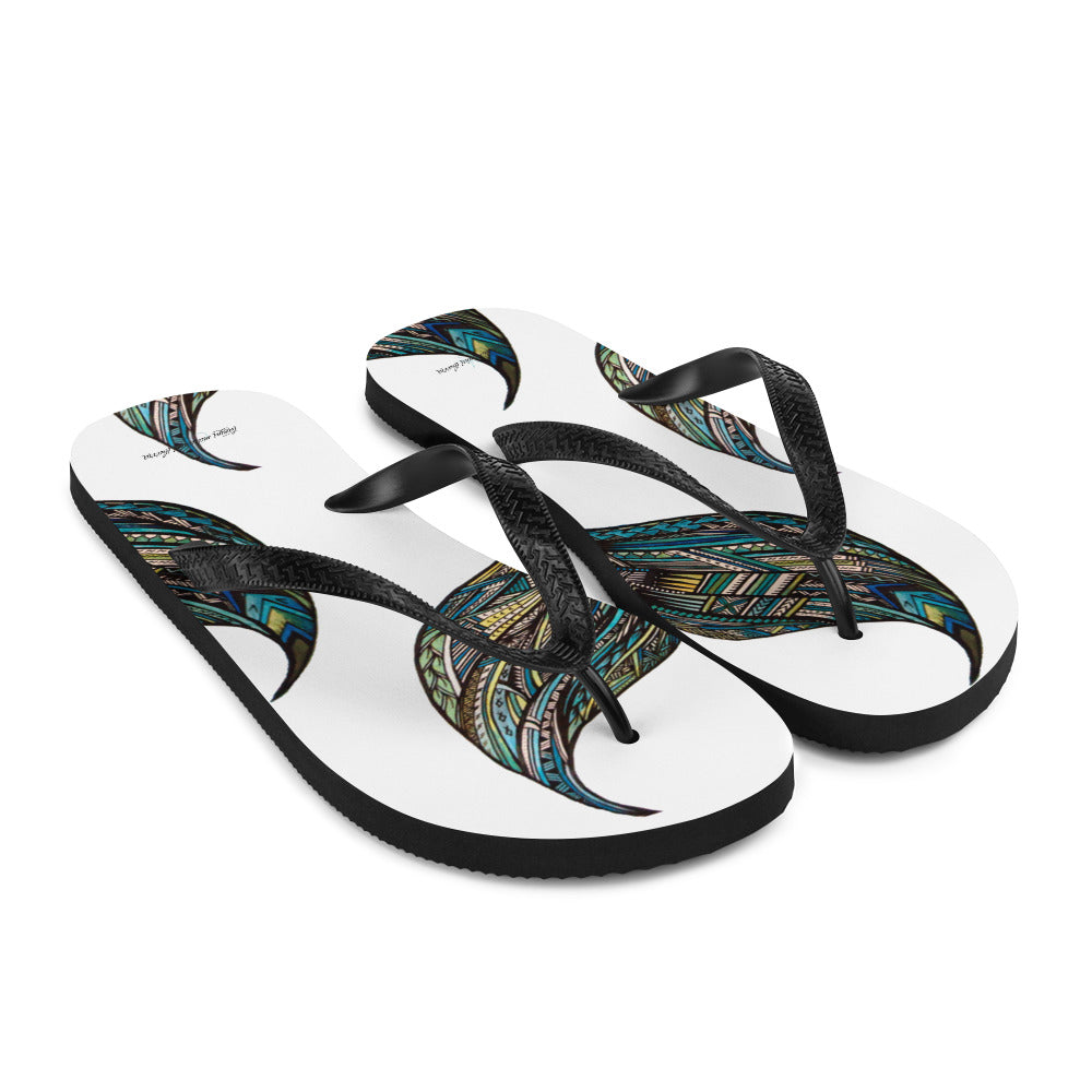 Samoan Mermaid Flip-Flops