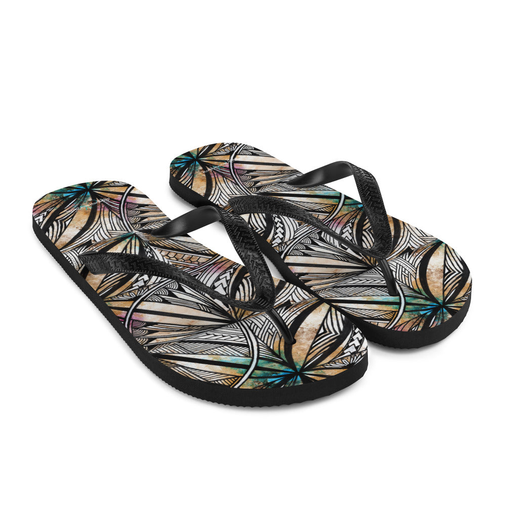 Siapo Gold Slippers (Flip-flops)
