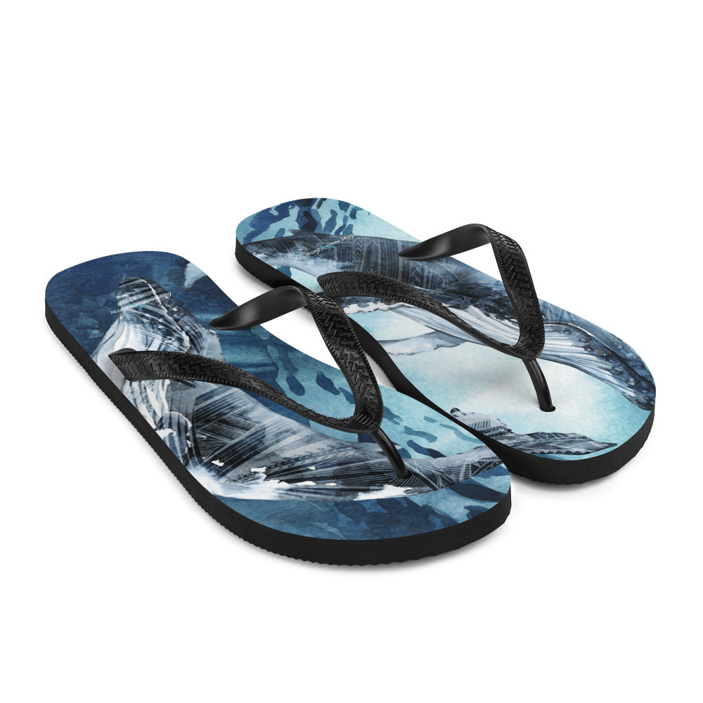 Whale Song Flip-Flops