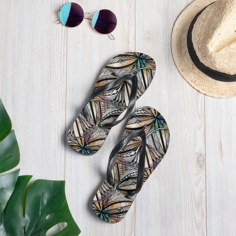 Siapo Gold Slippers (Flip-flops)