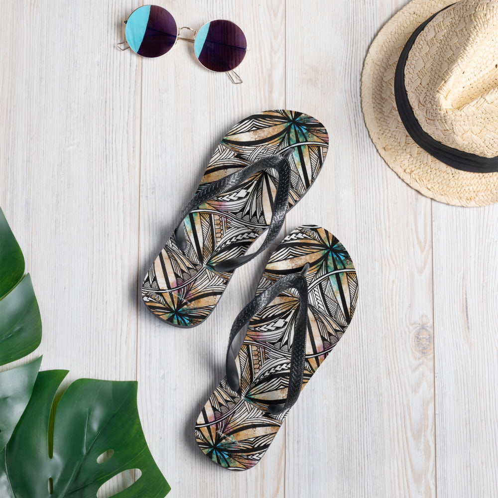 Siapo Gold Slippers (Flip-flops)