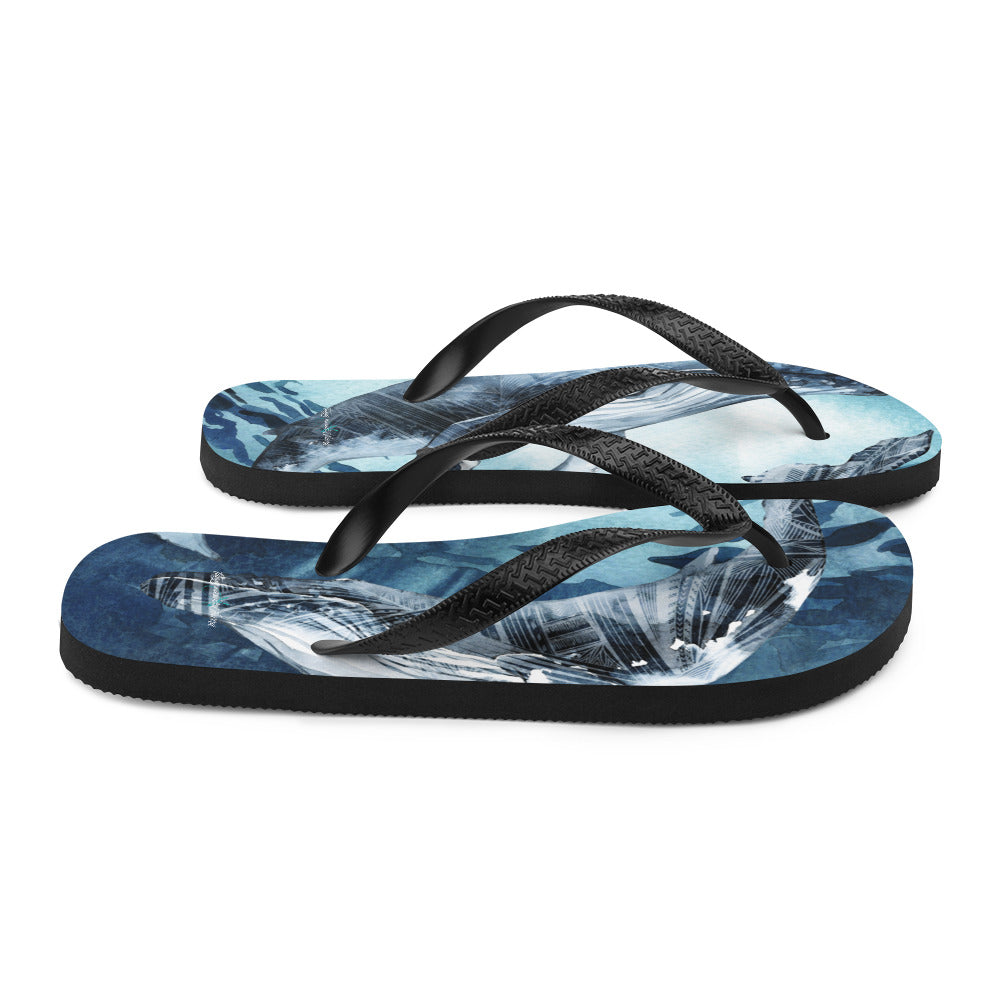 Whale Song Flip-Flops