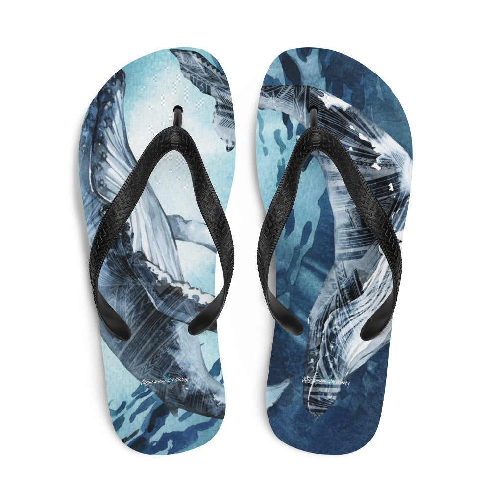 Whale Song Flip-Flops