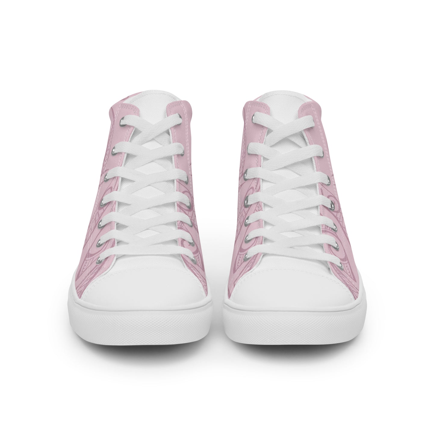 Pink Pasifika Women’s high top canvas shoes