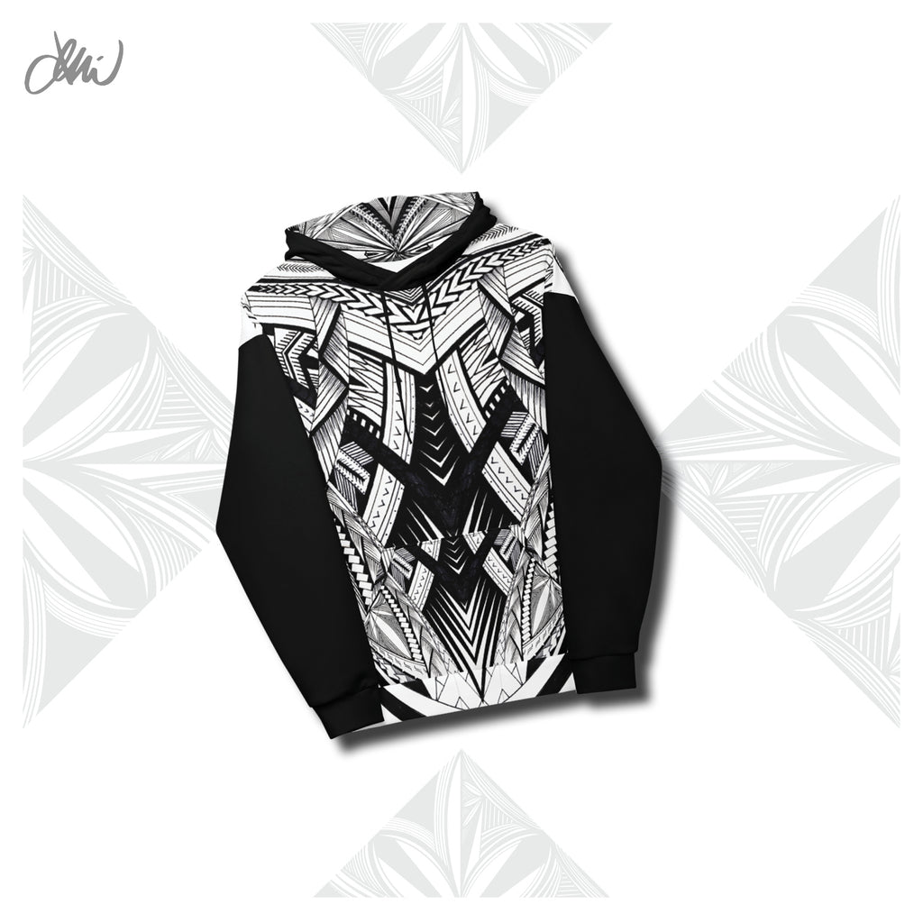 Black Fonuea Samoan Tattoo Hoodie