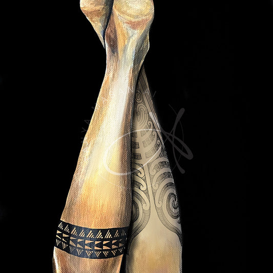 "Mixed" Tatau Series Canvas Print