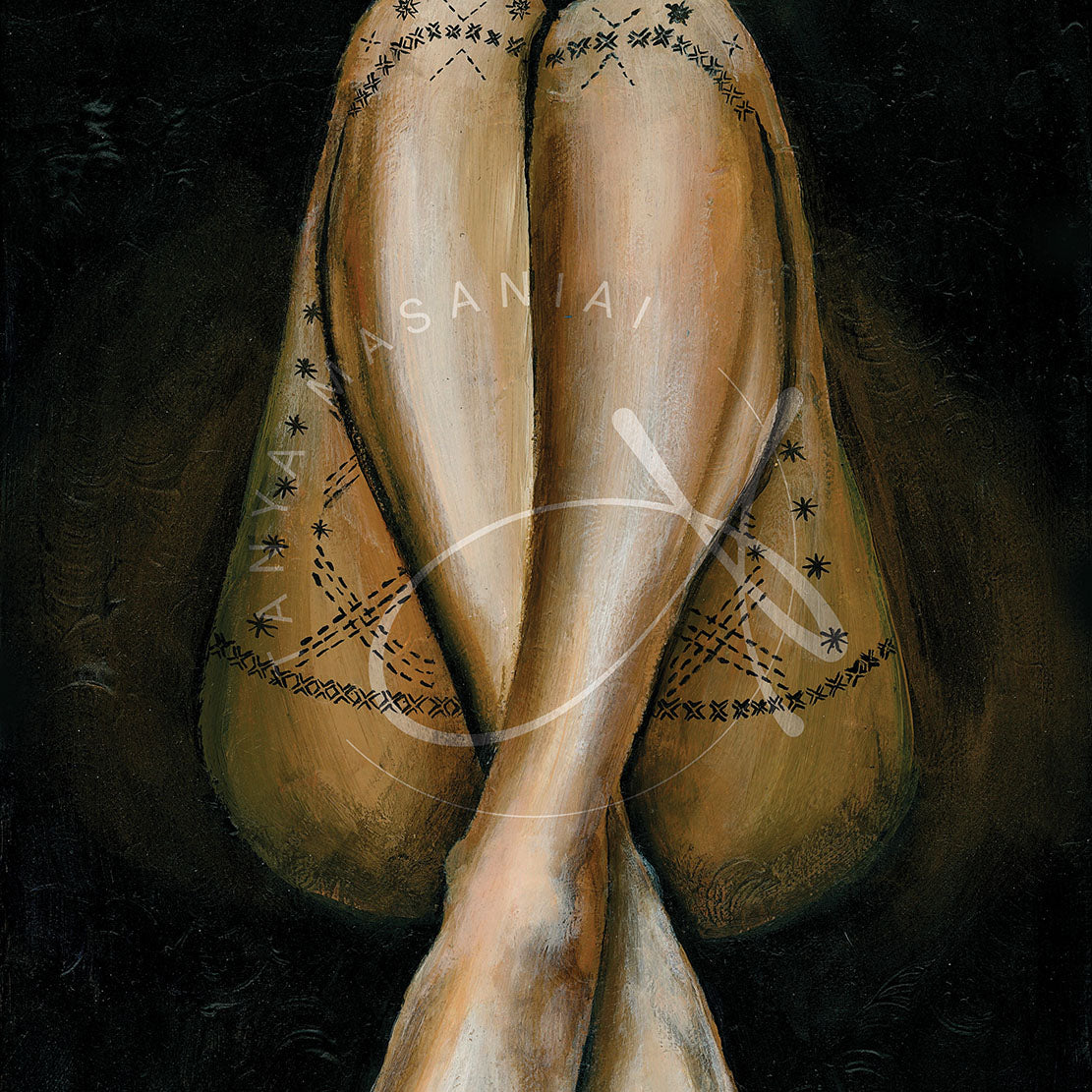 "Sacred Malu" Tatau Series Canvas Print