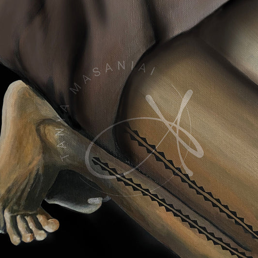 "Aumakua" Tatau Series Canvas Print