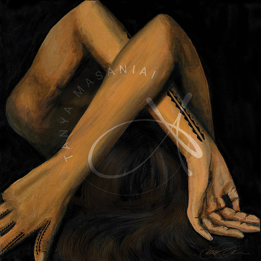 "Kakau Kaha" Tatau Series Canvas Print