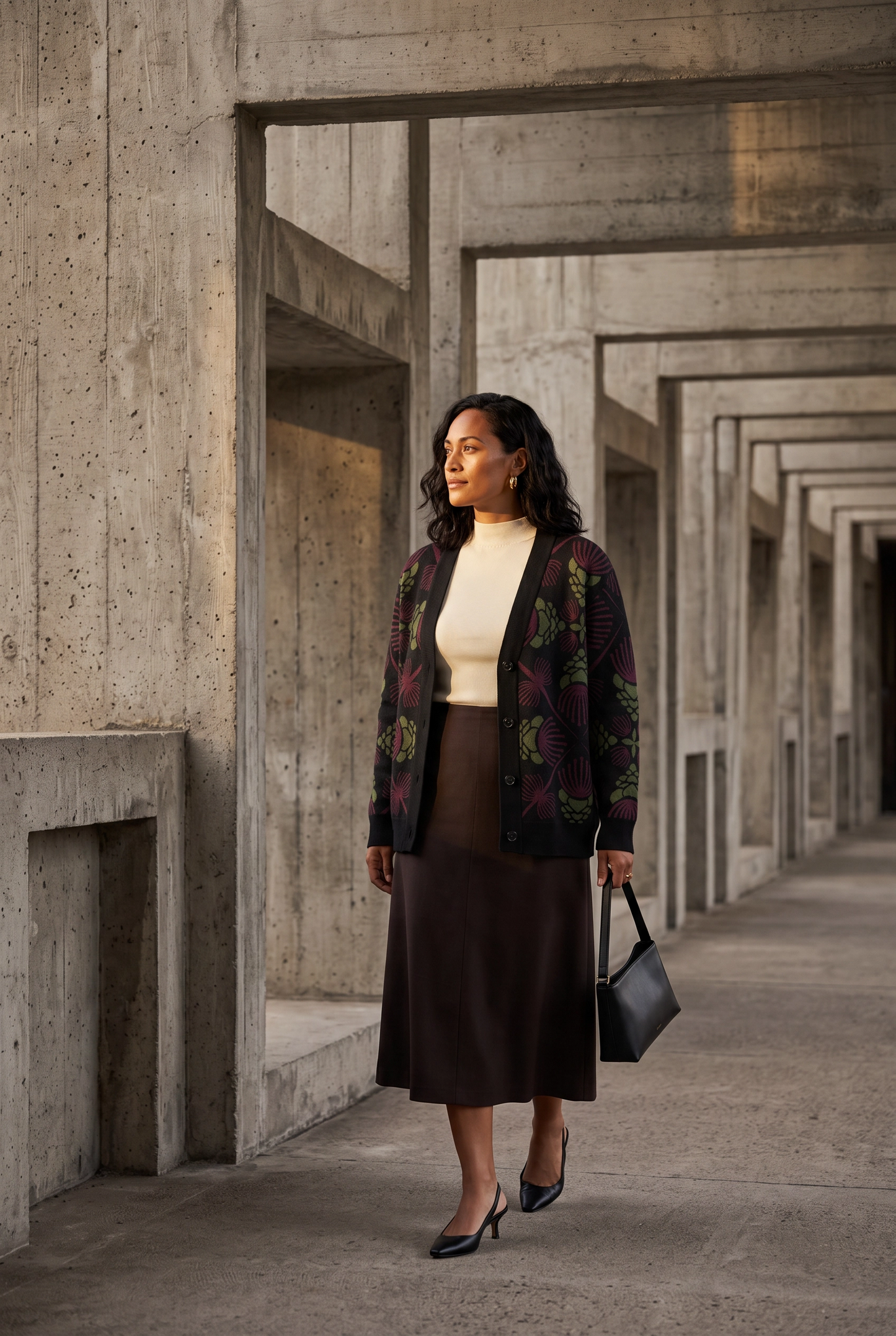 Lehua ‘Ula Hawaiian Hilo Knitted cardigan