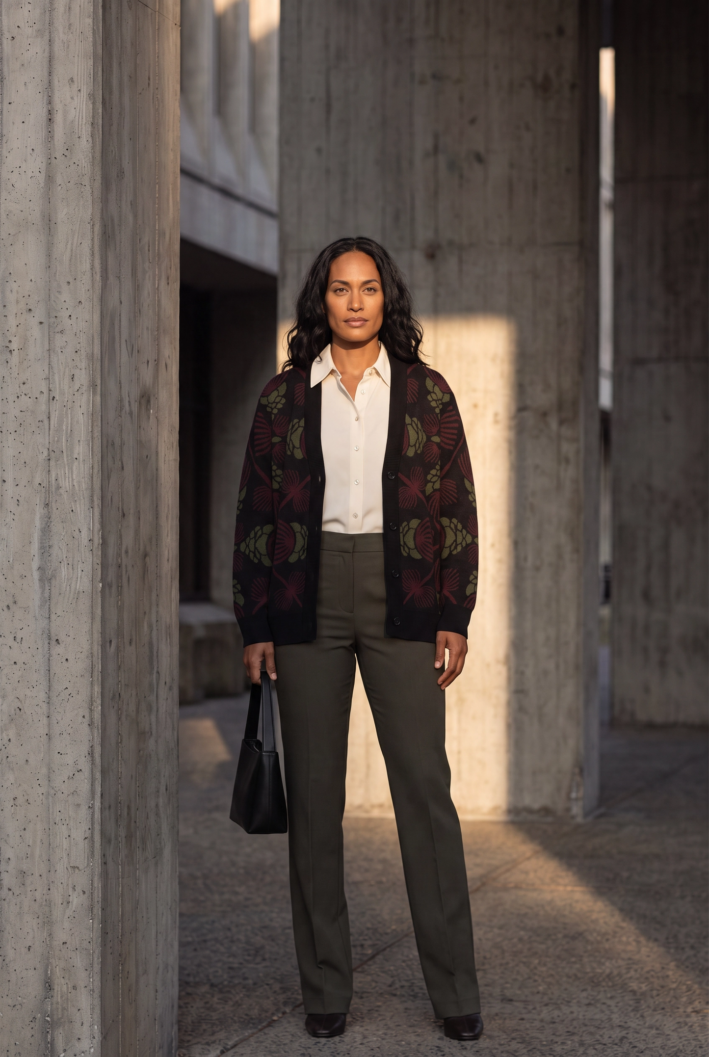 Lehua ‘Ula Hawaiian Hilo Knitted cardigan