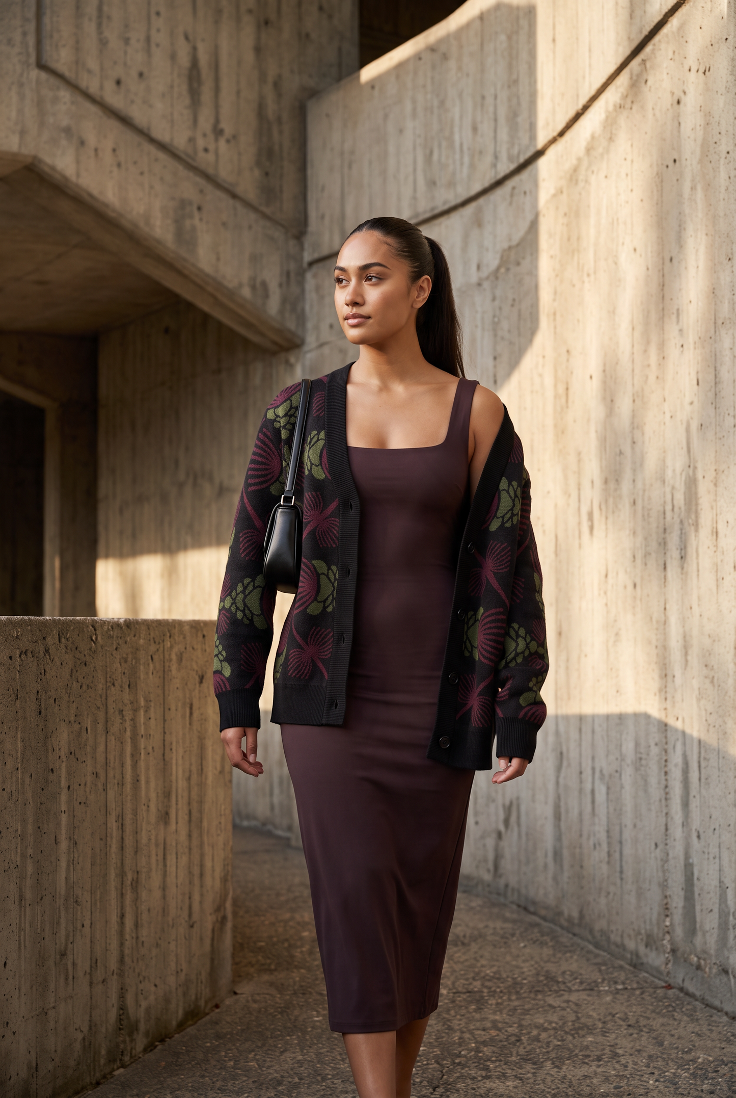 Lehua ‘Ula Hawaiian Hilo Knitted cardigan